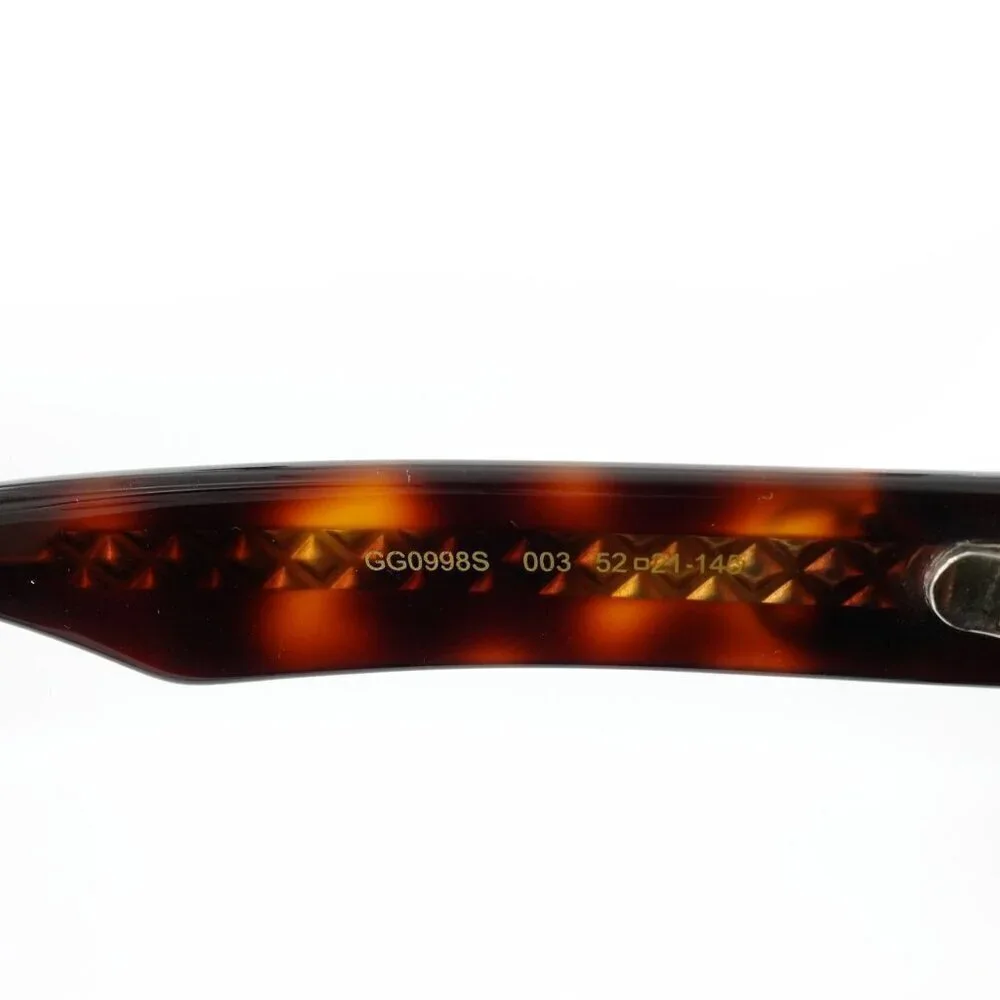 Gucci GG0998 Square Sunglasses Brown OS